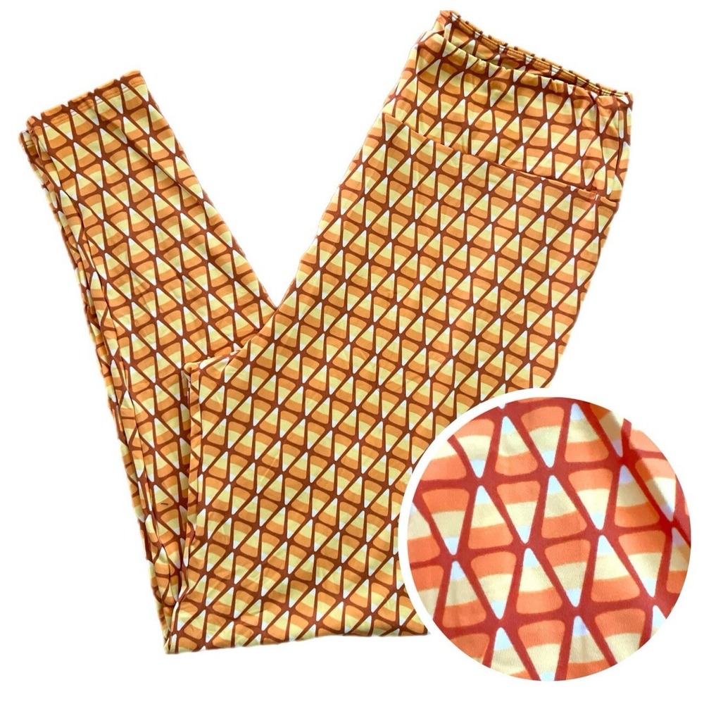 TC2 Lularoe Leggings Halloween Candy Fits 18/24
